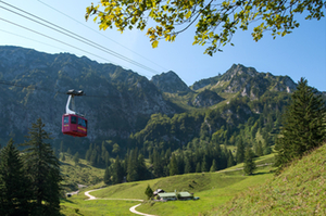 Menüknotenpunkt: Gipfelglück Hochfellnseilbahn