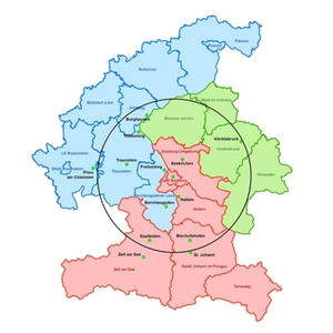 EUREGIO Fahrplan Gebiet