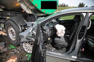 Unfall Milchlaster Unfall Milchlaster