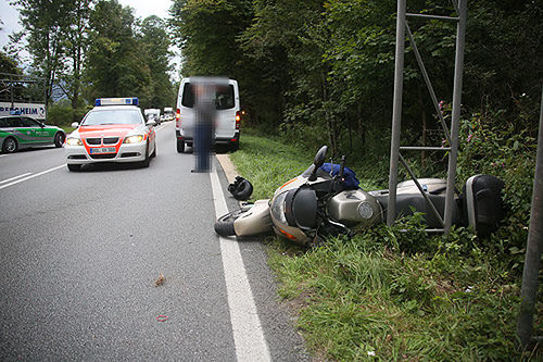 Motorradunfall Rhall 3