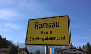 Ortsschild Ramsau