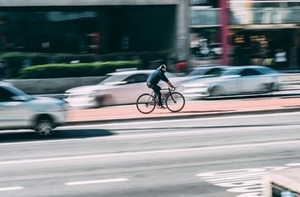 Radfahrer Innenstadt