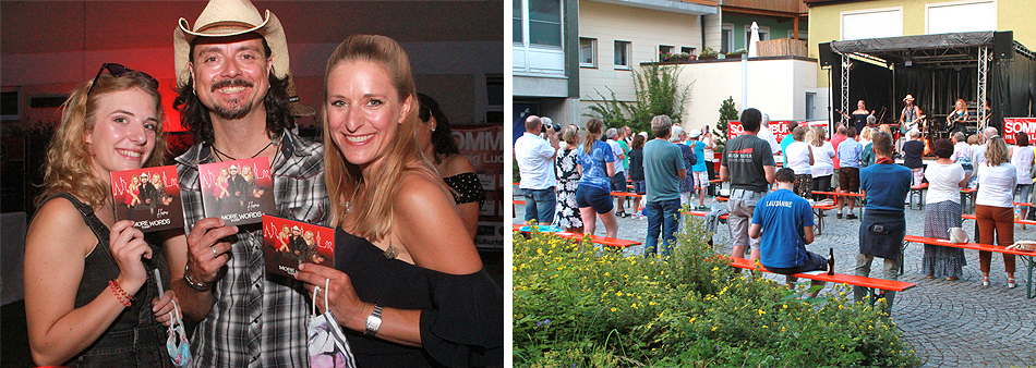 Stefanie Hertel Lanny Lanner Johanna Mross Sommerbühne Nuts Traunstein 2020 Stefanie Hertel Lanny Lanner Johanna Mross Sommerbühne Nuts Traunstein 2020