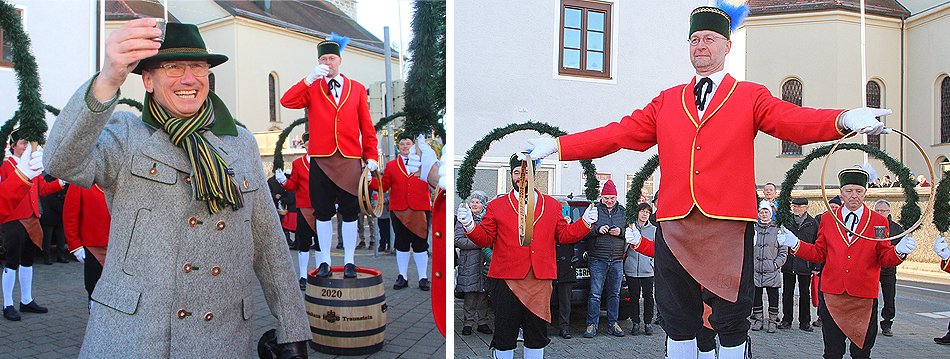 Schäfflertanz Traunstein Haslach 2020