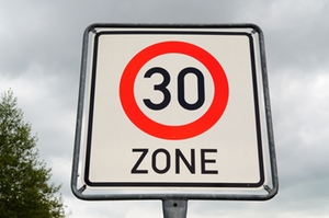 Schild 30 Zone Schild 30 Zone