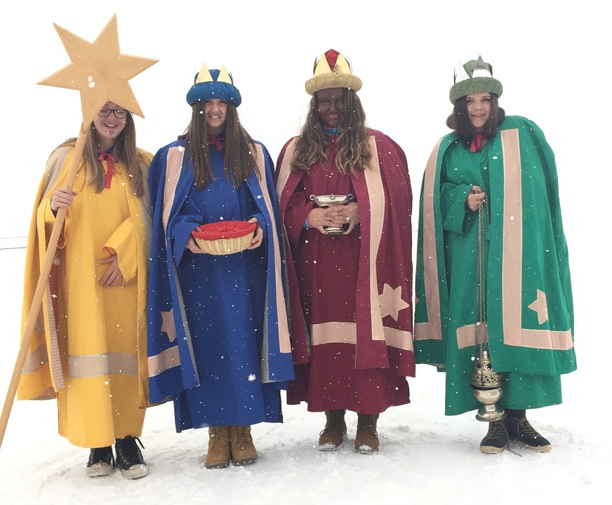 Die Sternsinger sind unterwegs