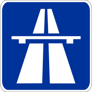Autobahnzeichen Autobahnzeichen