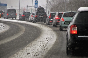 Wintereinbruch Straße Wintereinbruch Straße