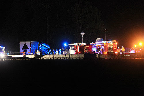 Unfall A8 5