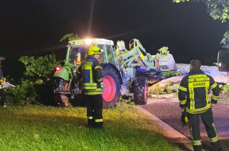 Unwetter Baum Rettenbach Und Langmoos