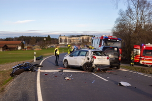 Schwerer Unfall bei Grabenstätt Schwerer Unfall bei Grabenstätt