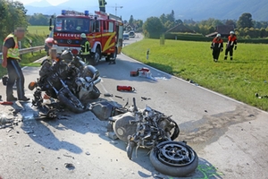 Unfall Motorräder Bayerisch Gmain