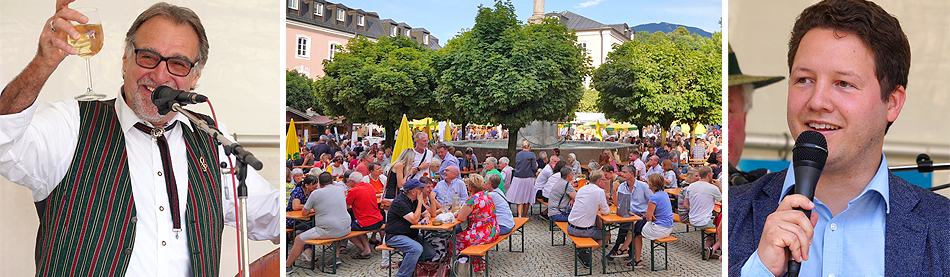 Weinfest Bad Reichenhall 2022 Eröffnung