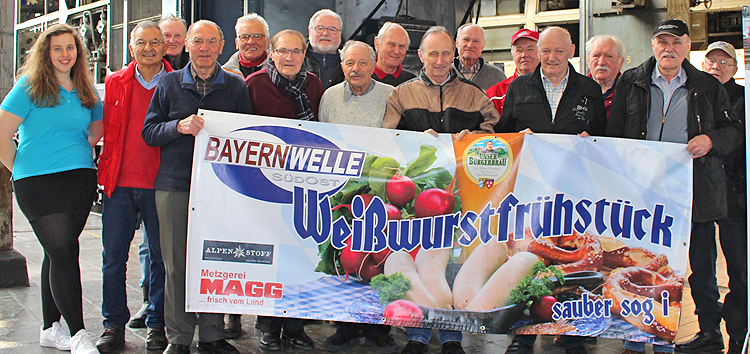 Bayernwelle Weißwurstfrühstück 02 Maerz 2018 in Freilassing