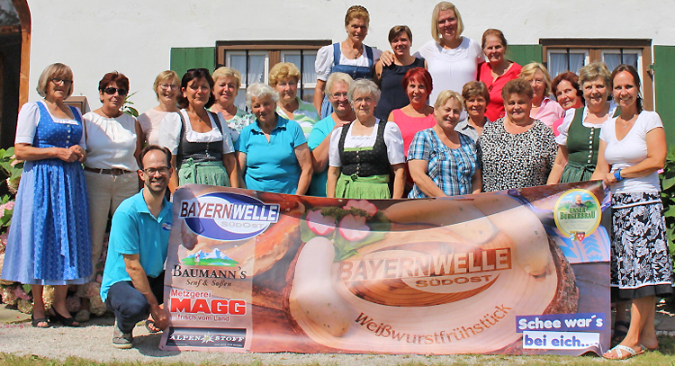 Bayernwelle Weißwurstfrühstück 03 August 2018 in Ruhpolding