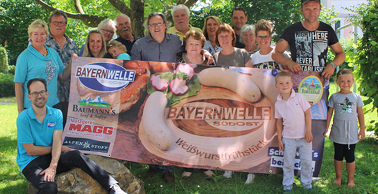 Bayernwelle Weißwurstfrühstück 08 Juni 2018 in Bad Reichenhall