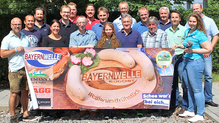 Bayernwelle Weißwurstfrühstück 15 Juni 2018 in Traunreut