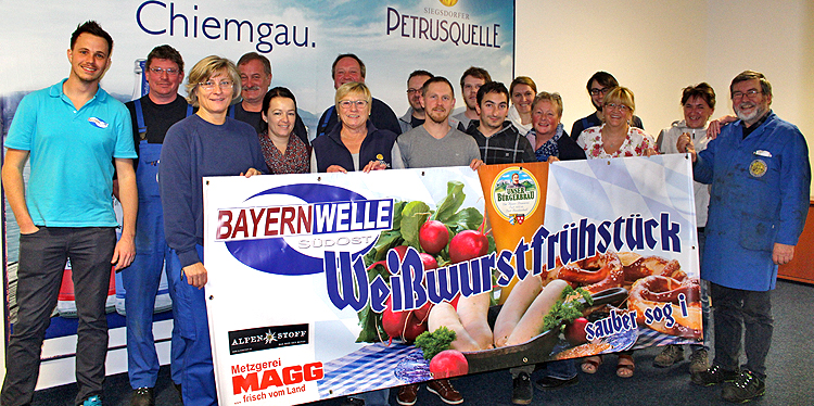 Bayernwelle Weißwurstfrühstück 17 November 2017 in Siegsdorf