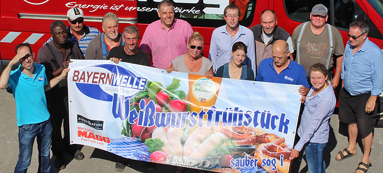 Bayernwelle Weißwurstfrühstück 18 August 2017 in Traunreut