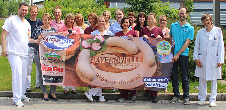 Bayernwelle Weißwurstfrühstück 18 Mai 2018 in Trostberg