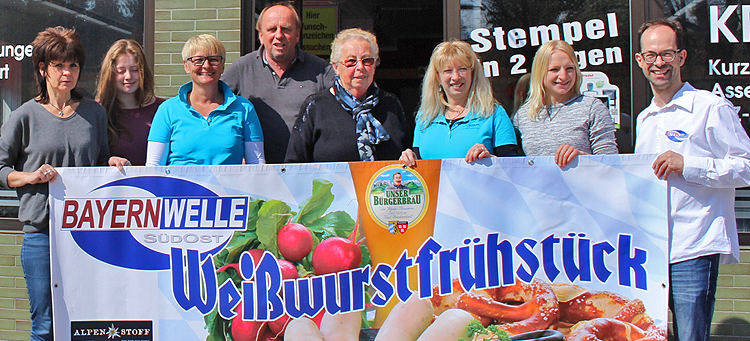 Bayernwelle Weißwurstfrühstück 21 April 2017 bei Firma Mallmann in Traunstein Bayernwelle Weißwurstfrühstück 21 April 2017 bei Firma Mallmann in Traunstein