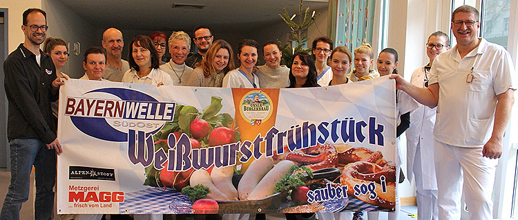 Bayernwelle Weißwurstfrühstück 22 Dezember 2017 in Reichenhall