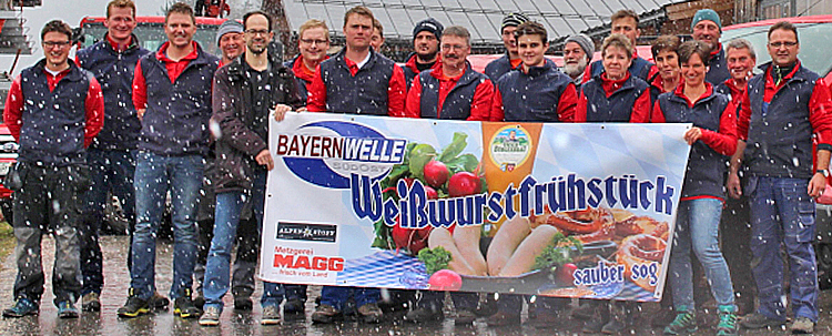 Bayernwelle Weißwurstfrühstück 23 März 2018 in Schönau am Königssee 