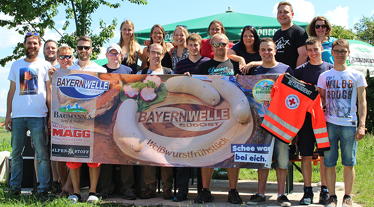 Bayernwelle Weißwurstfrühstück 25 Mai 2018 BRK Freilassing