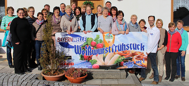 Bayernwelle Weißwurstfrühstück 26 Januar 2018 in Anger