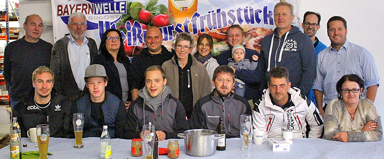 Bayernwelle Weißwurstfrühstück 27. Oktober 2017 in Obing