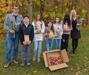 Benefizaktion Tulpen für Brot