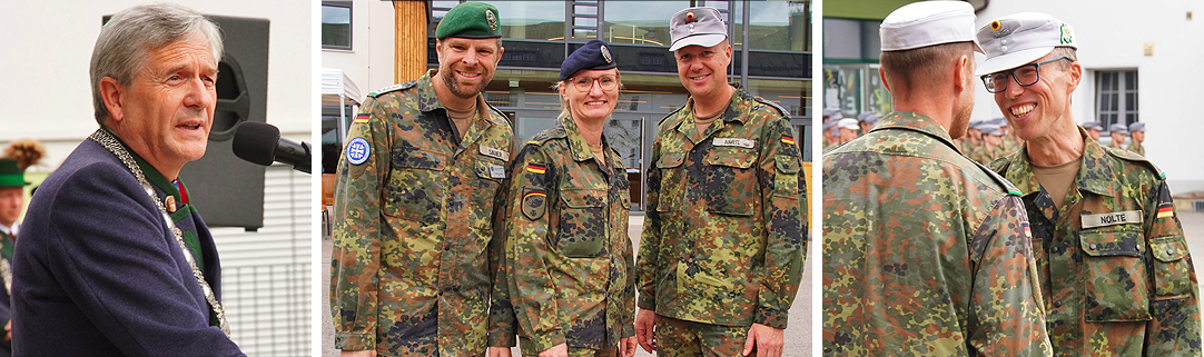 Verabschiedung Struber Gebirgsjäger Kosovo, © BAYERNWELLE